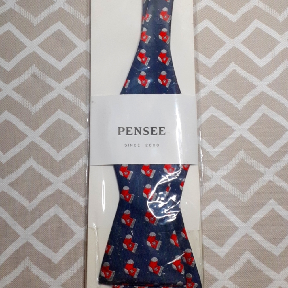 Pensee Bowtie with Christmas stockings